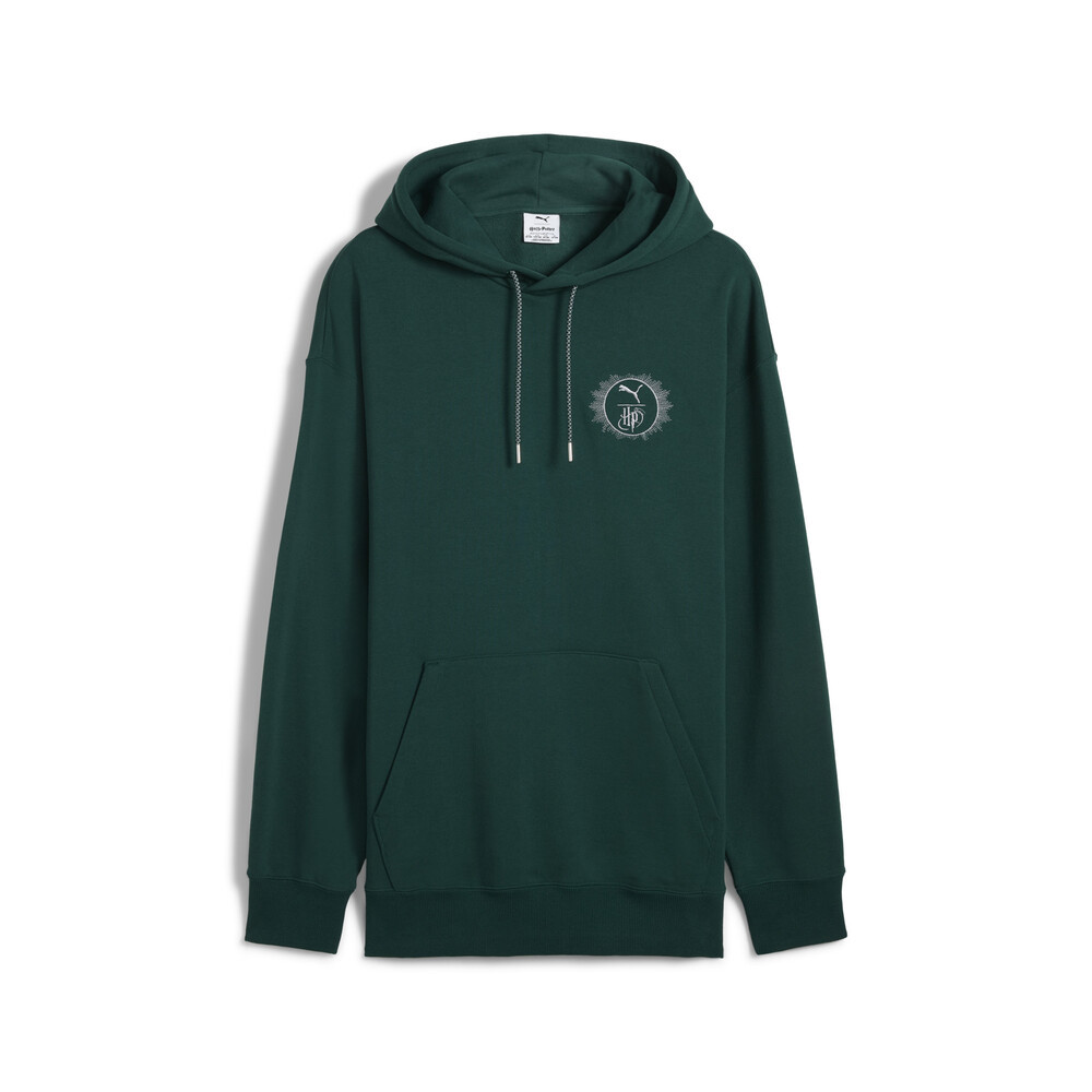 PUMA HP系列圖樣長厚連帽T恤 男女共同