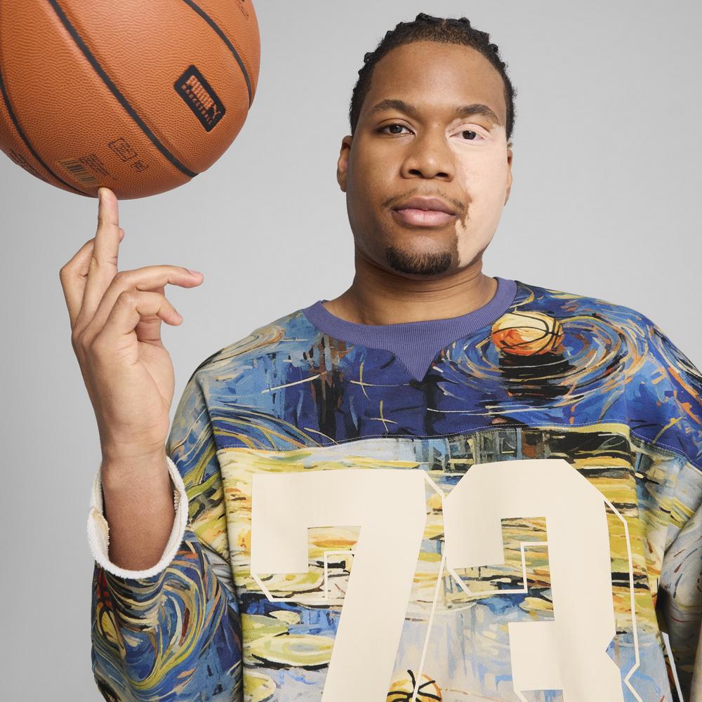 PUMA 籃球系列Dylan星空圓領衫 男性