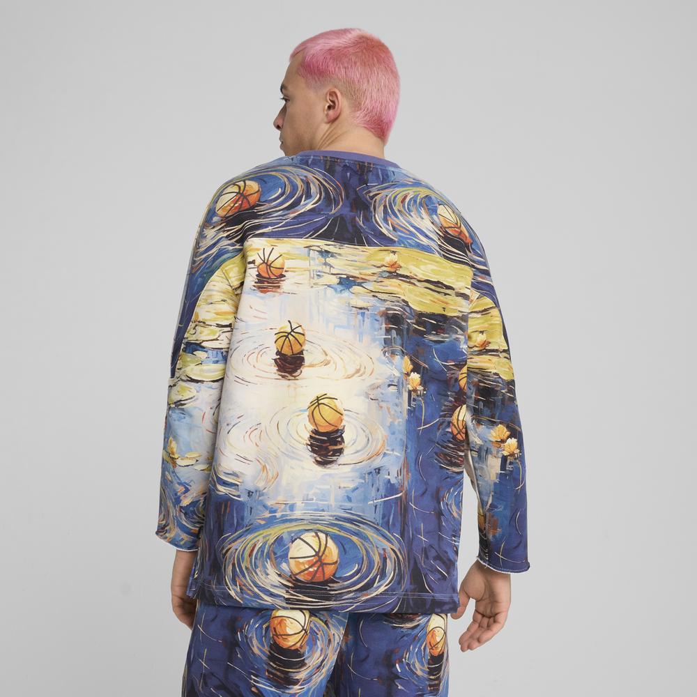 PUMA 籃球系列Dylan星空圓領衫 男性