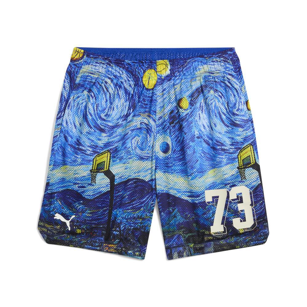 PUMA 籃球系列Dylan星空網布短褲 男女共同