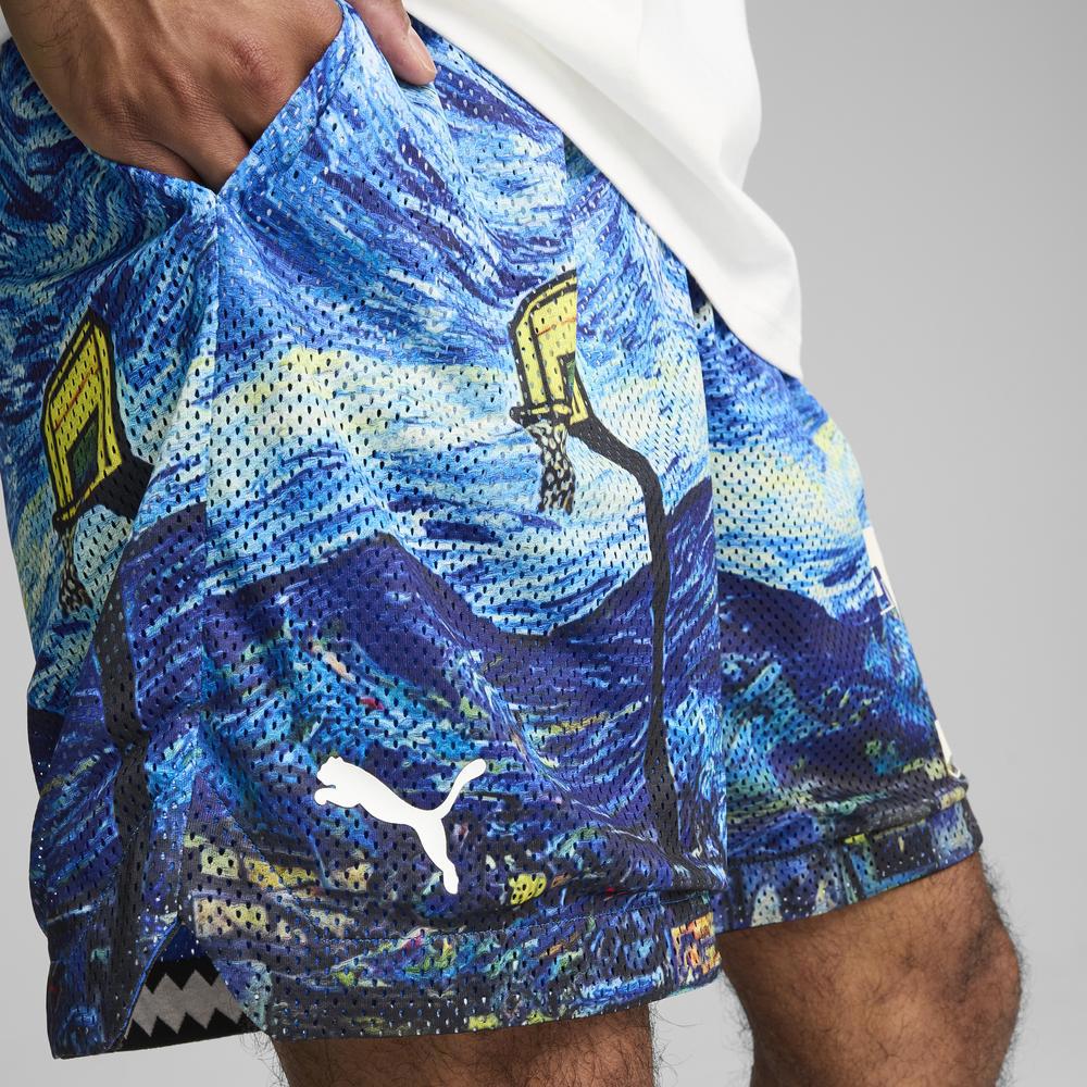 PUMA 籃球系列Dylan星空網布短褲 男女共同
