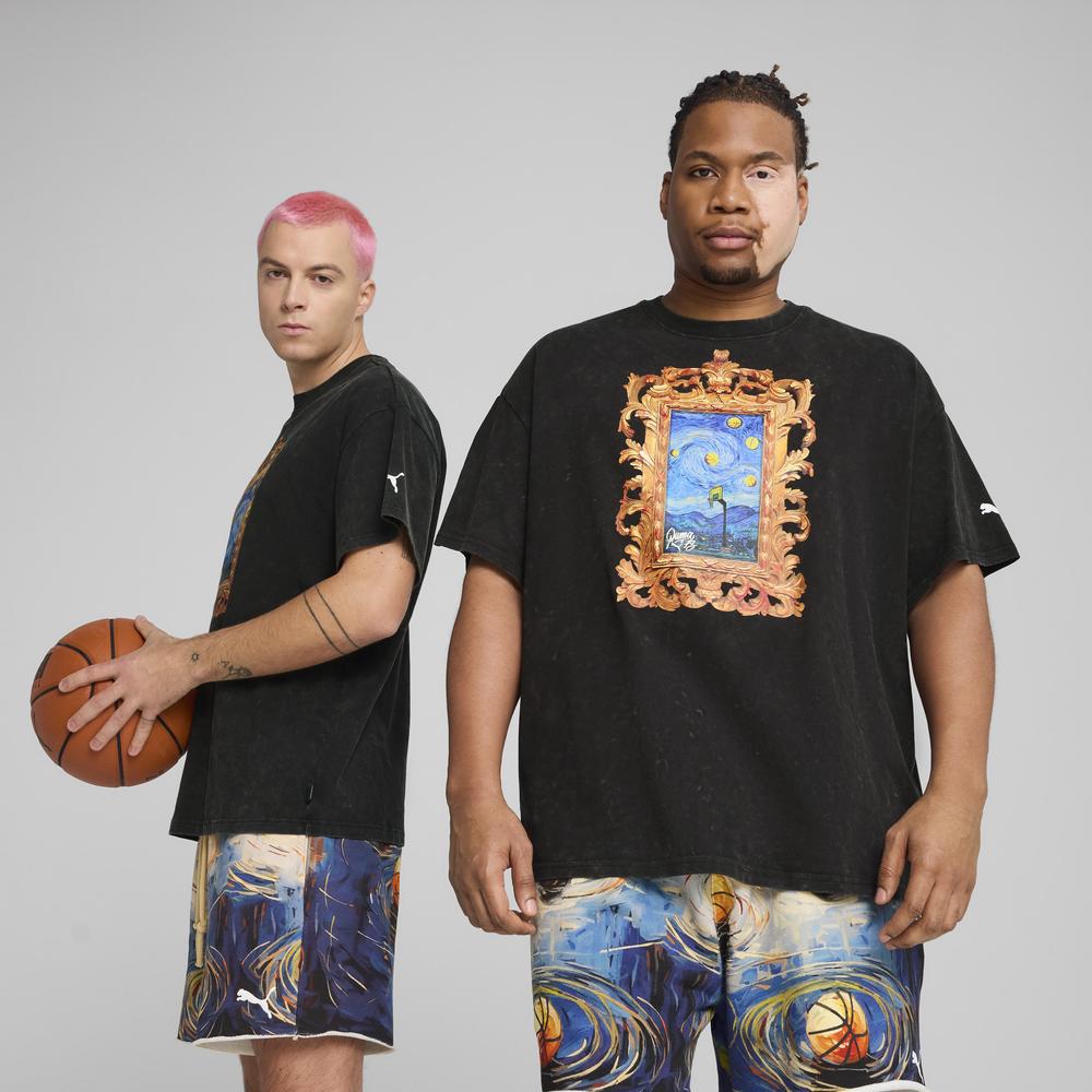 PUMA 籃球系列Dylan星空短袖T恤 男性