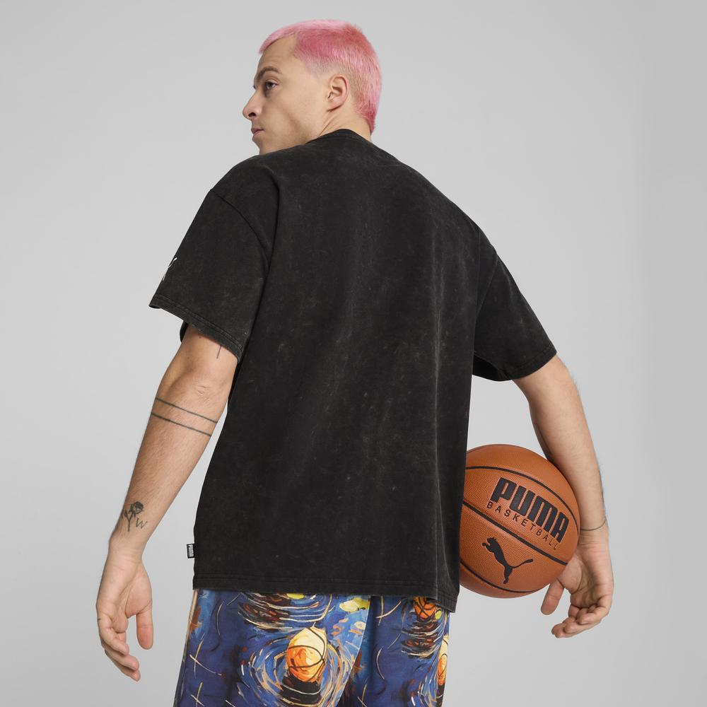 PUMA 籃球系列Dylan星空短袖T恤 男性