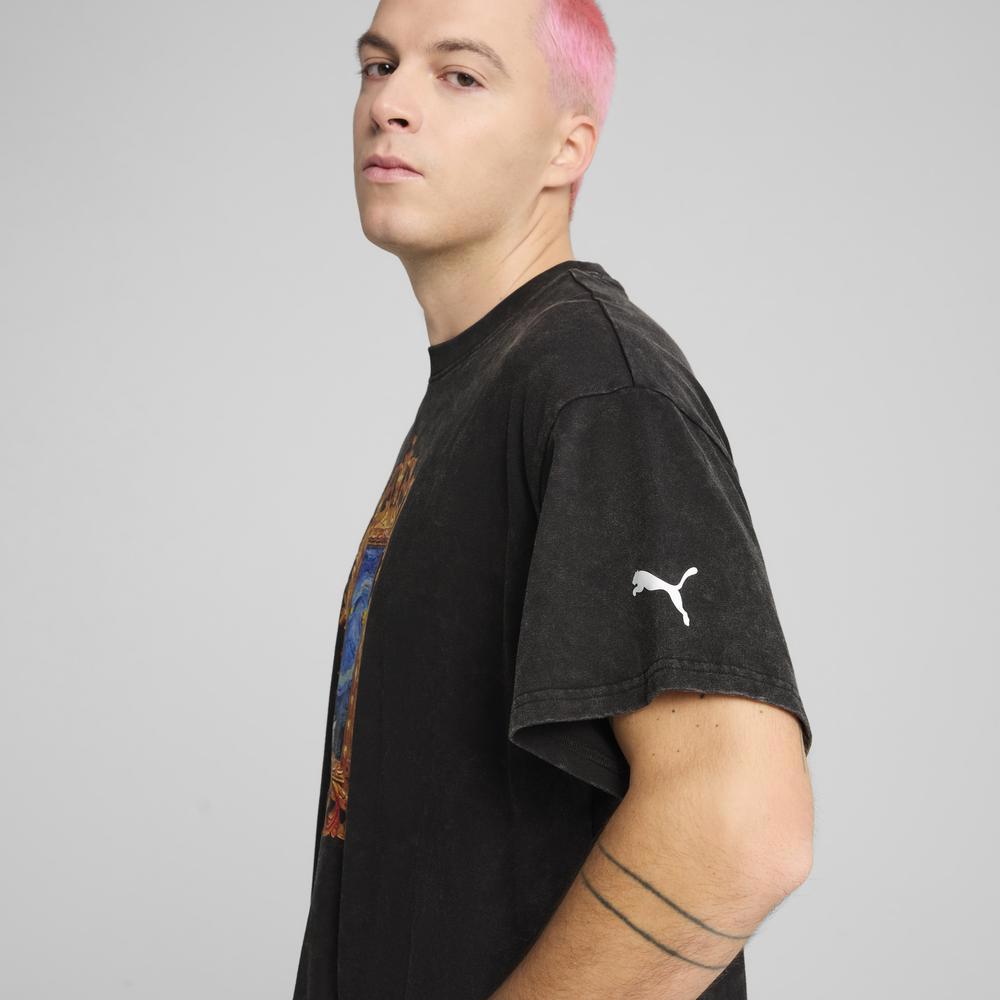 PUMA 籃球系列Dylan星空短袖T恤 男性