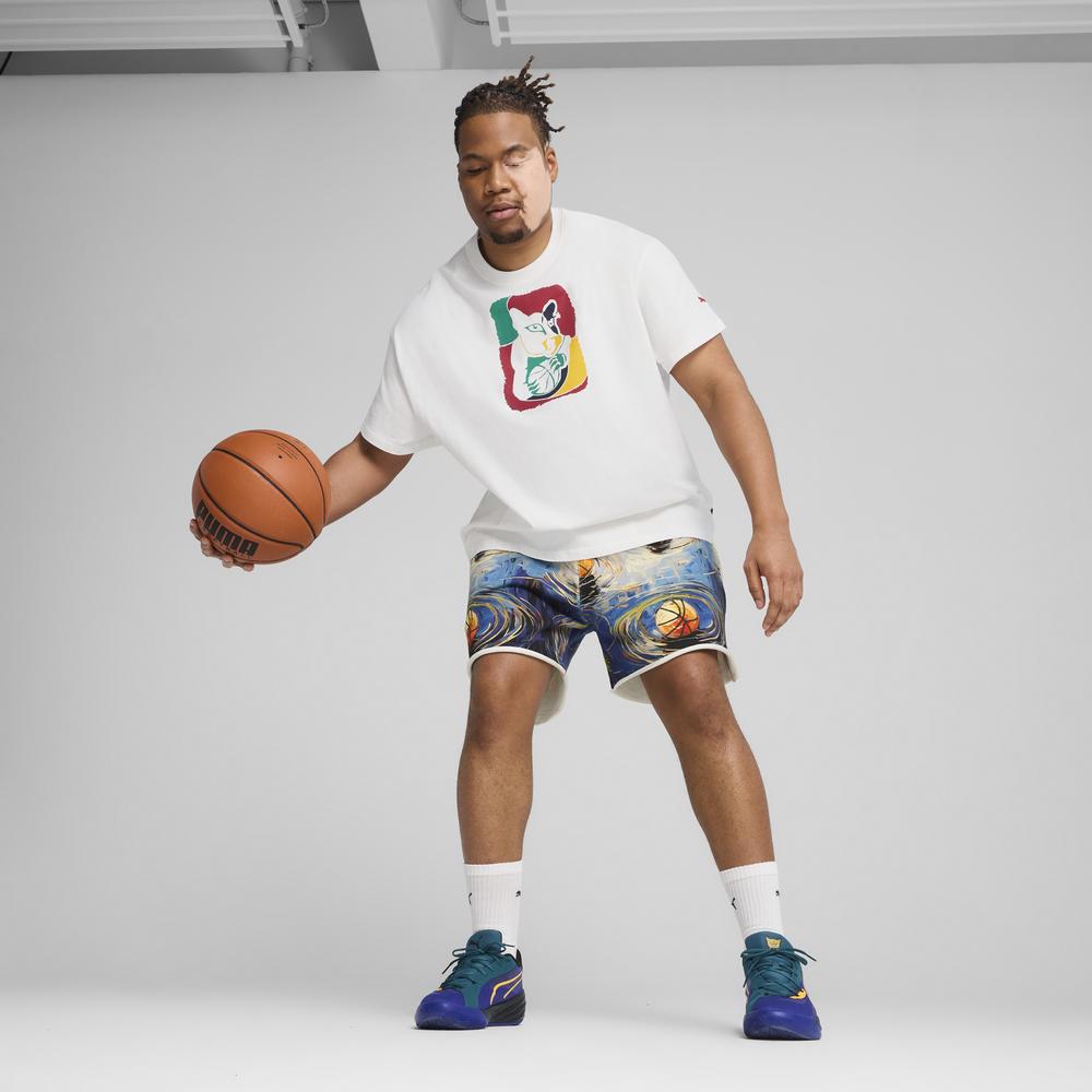 PUMA 籃球系列Dylan自畫像短袖T恤 男性