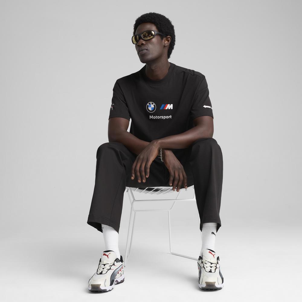 PUMA BMW系列MMS徽章短袖T恤 男性