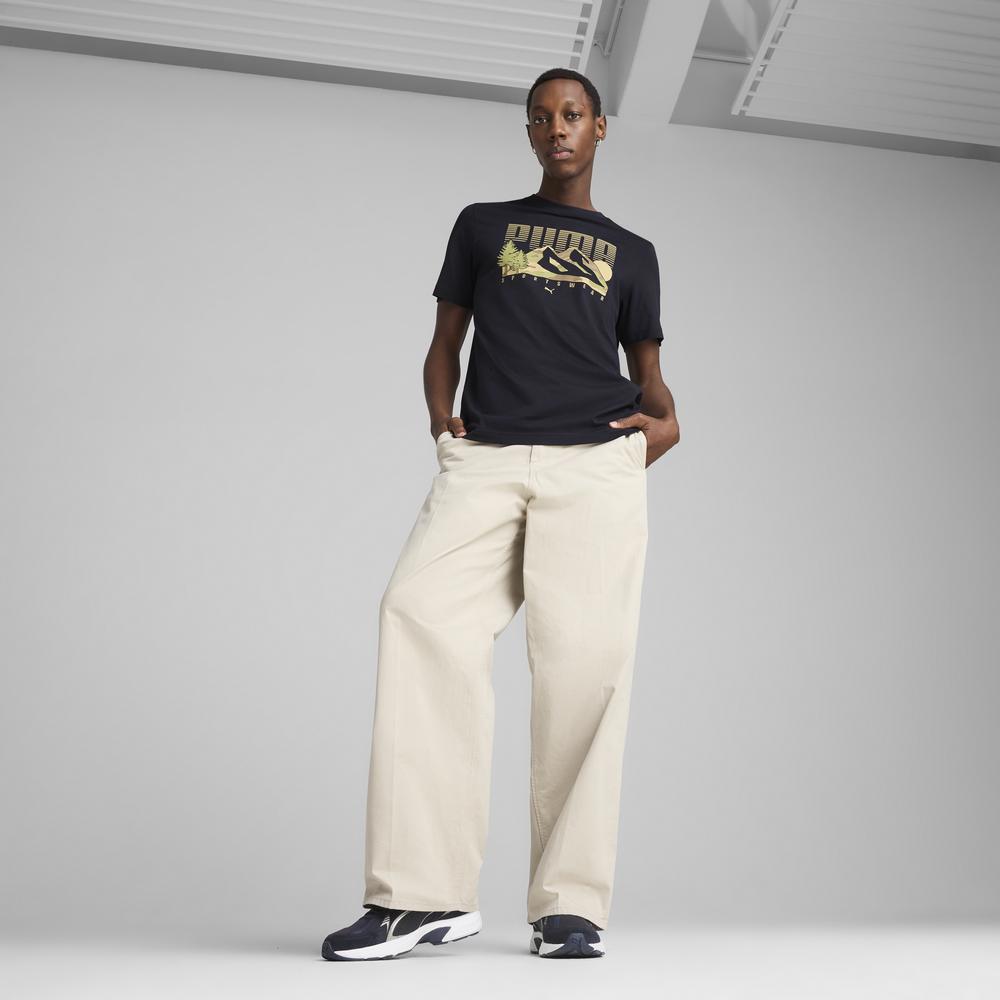 PUMA 基本系列Mountain短袖T恤 男性