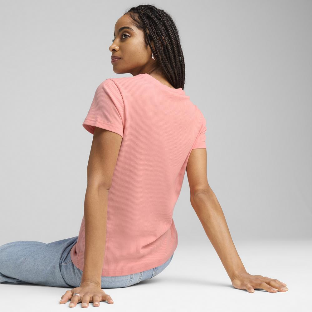 PUMA 基本系列ESS羅紋短袖T恤 女性