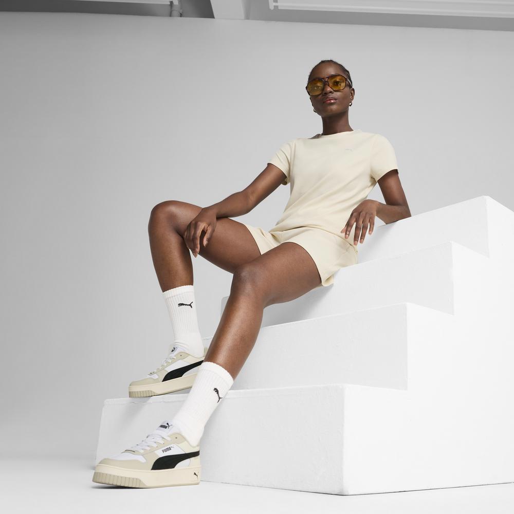 PUMA 基本系列ESS羅紋短袖T恤 女性