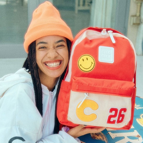 【aziza】CILOCALA限量版亮彩尼龍防潑水SUTAJYAN棒球外套後背包-中大-紅(CLB2BSTJX02AR1)