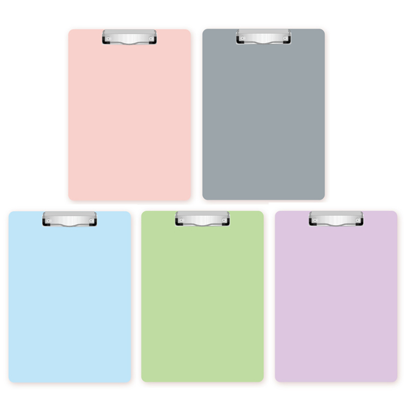 Hashtag 馬卡龍色寫字板夾 A5-草莓/芝麻/蘇打/抹茶/薰衣草