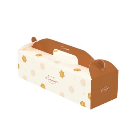 〔薪鼎〕3入手提千層蛋塔盒－小甜星5組