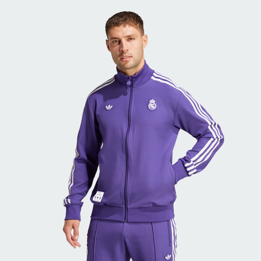 Adidas REAL MADRID TERRACE ICONS 運動外套｜這款皇家馬德里的設－运动品