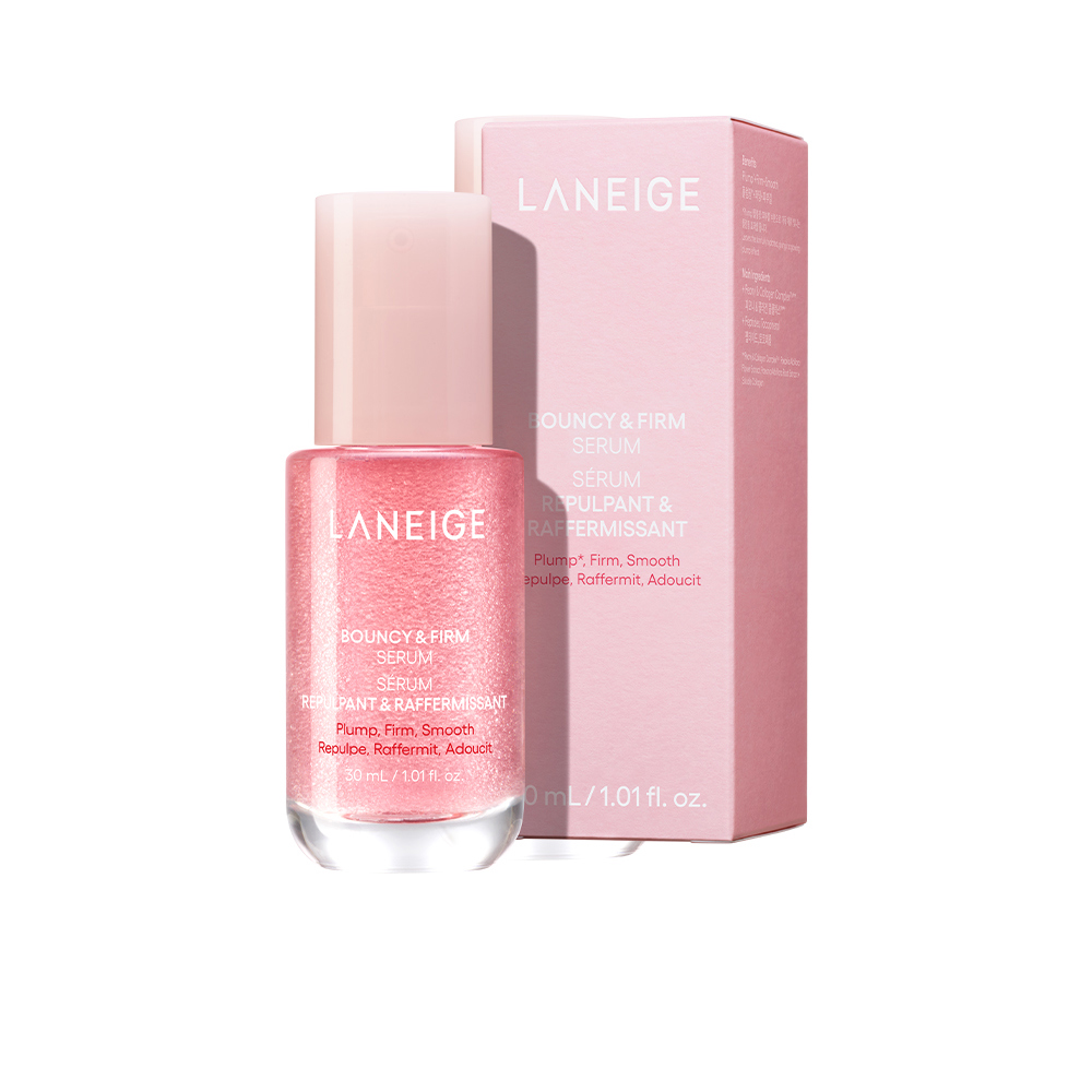 【LANEIGE 蘭芝】粉澎潤膠原水光精華 30ml_下單後3個工作天依序出貨