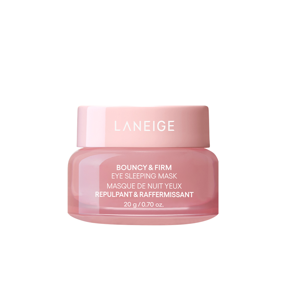 【LANEIGE 蘭芝】粉澎潤膠原亮眼膜 20g_下單後3個工作天依序出貨