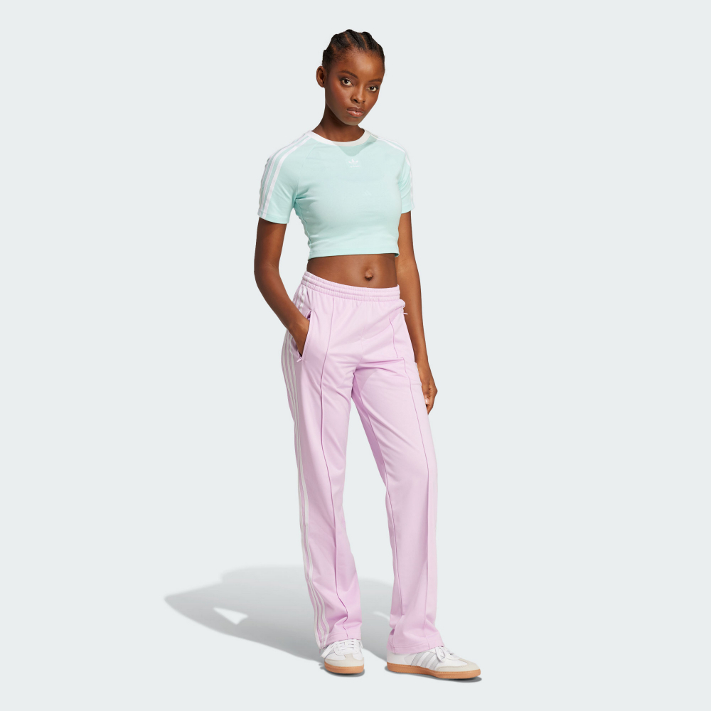 3-STRIPES 短版短袖上衣