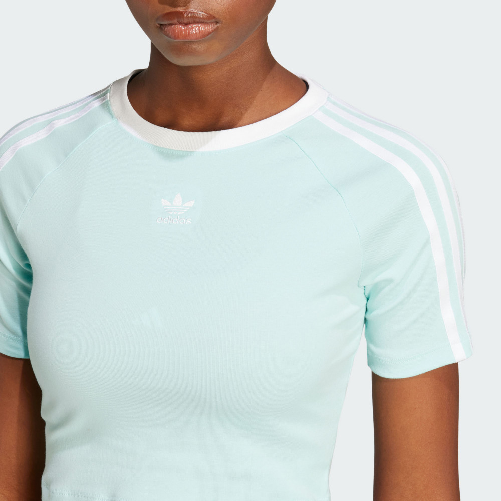 3-STRIPES 短版短袖上衣