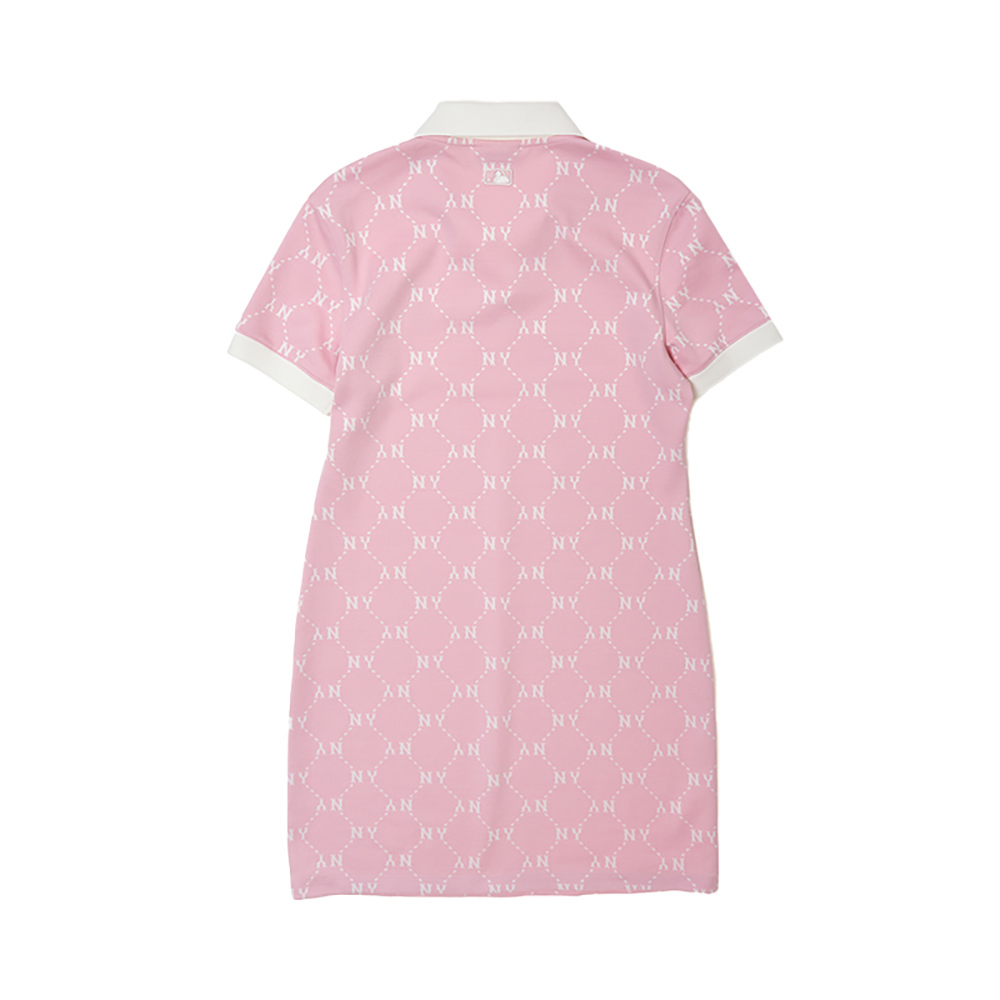 MLB 連身裙 洋裝 長版上衣 Monogram系列 紐約洋基隊 (3FOPM0453-50PKM)