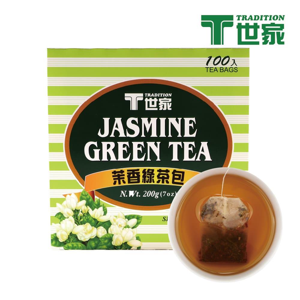 〔T世家〕經典茉香綠茶包 100入/盒