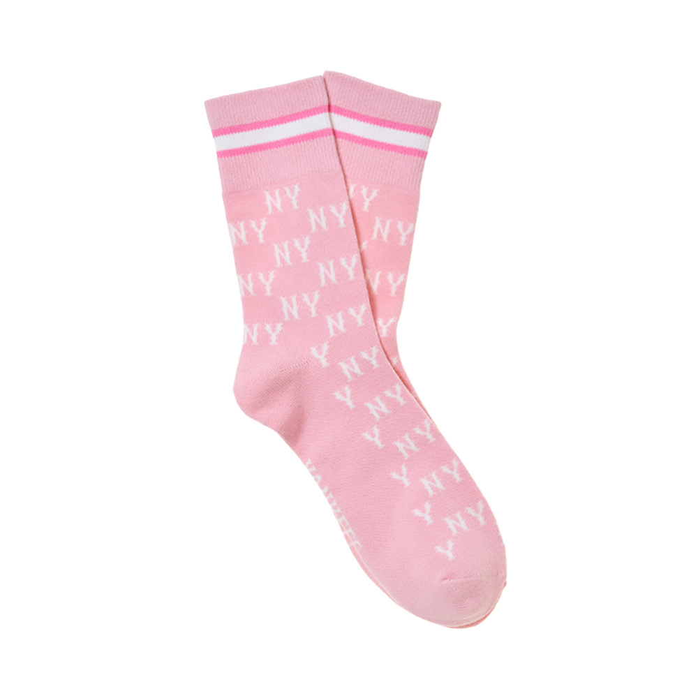 MLB 襪子 中筒襪 Monogram系列 紐約洋基隊 (3ASOMM15N-50PKM)