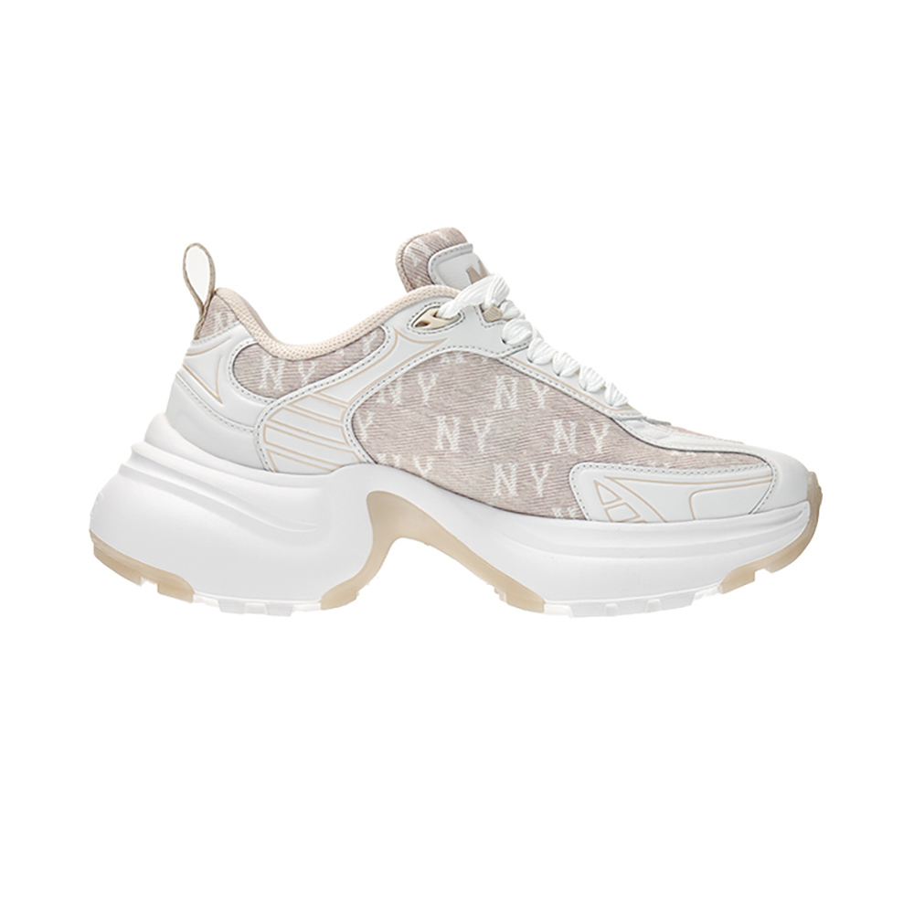 MLB 牛仔丹寧Monogram老爹鞋 運動休閒鞋 XLG Chunky 紐約洋基隊 (3ASHW065N-50BGS)