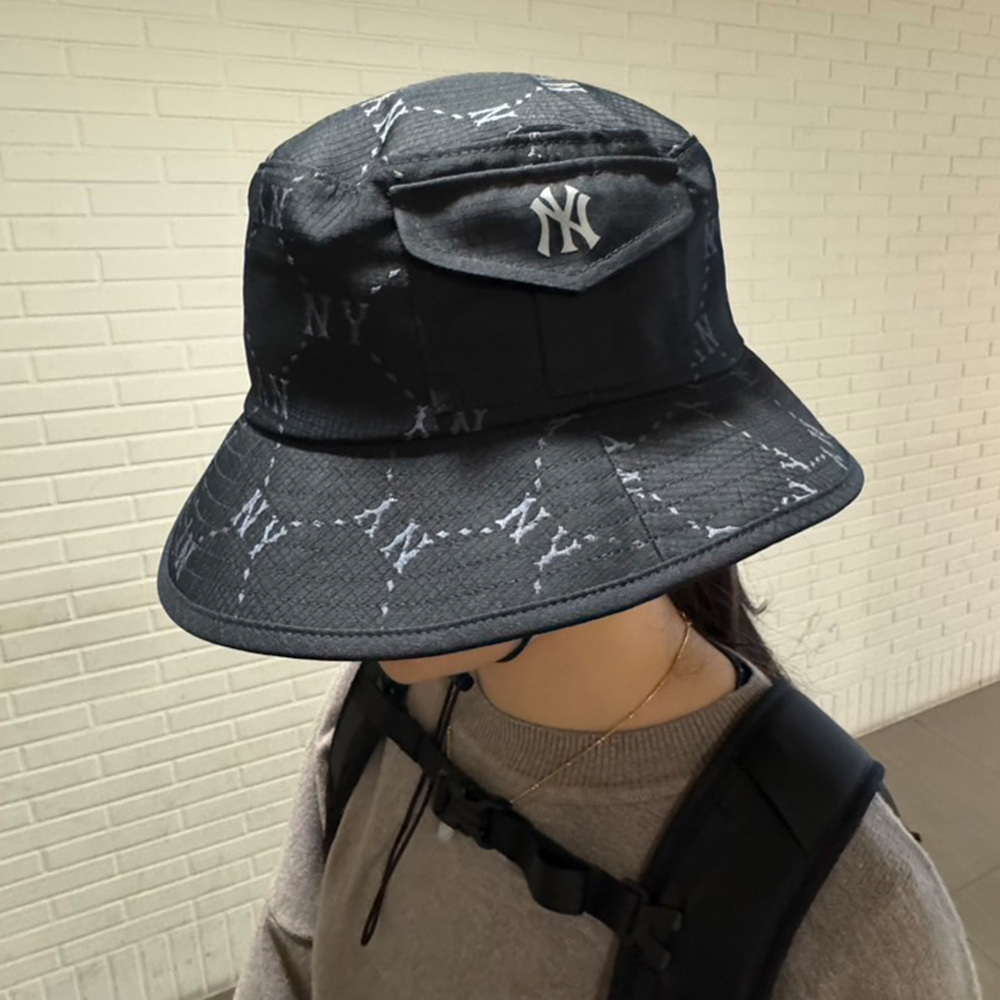 MLB 漁夫帽 Monogram系列 紐約洋基隊 (3AHTM015N-50BKS)