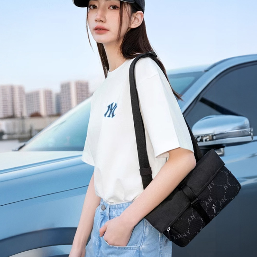 MLB 側背包 肩背包 Monogram系列 紐約洋基隊(3ACRM035N-50BKS)