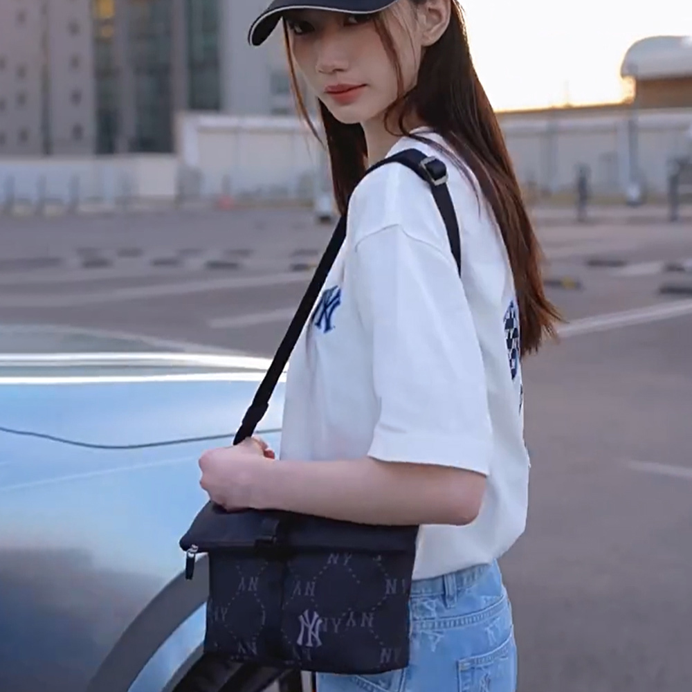 MLB 側背包 肩背包 Monogram系列 紐約洋基隊(3ACRM035N-50BKS)