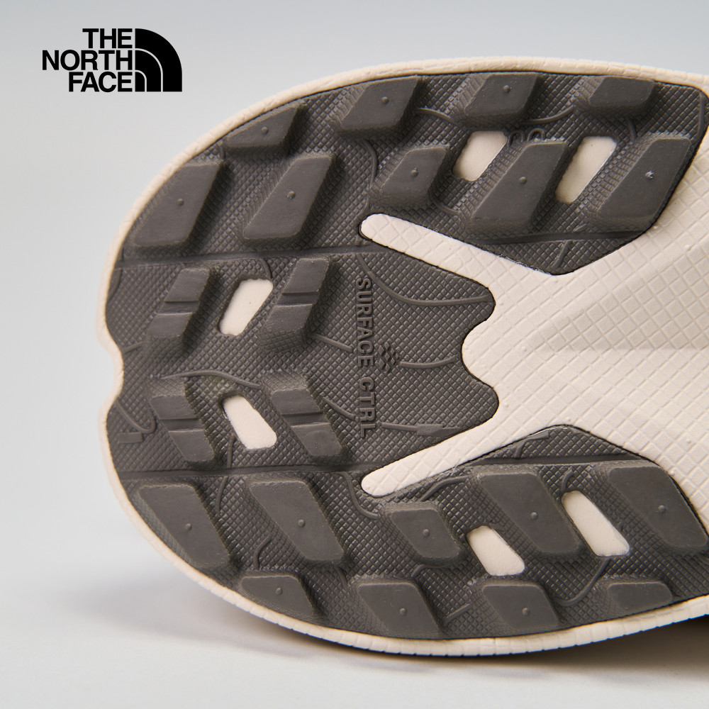 The North Face北面男款米色抓地戶外舒適耐穿野跑鞋｜8A9R7UR