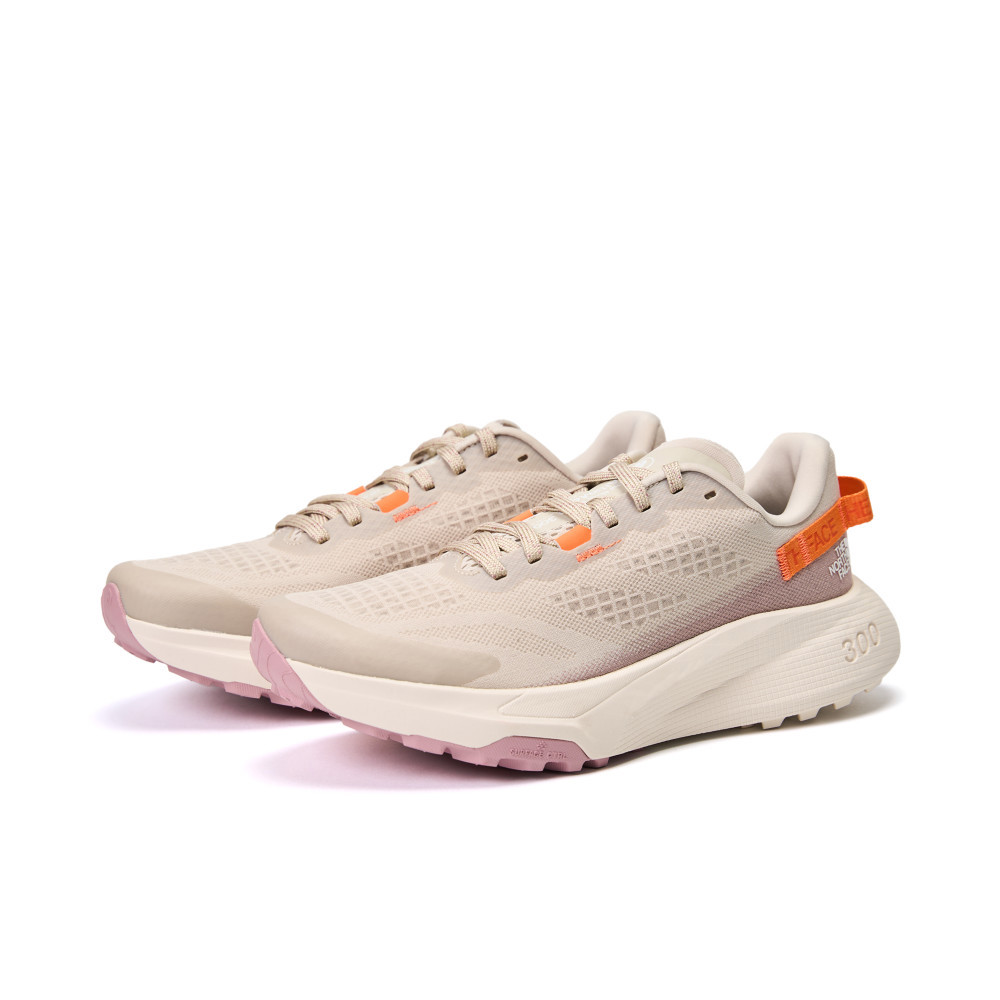 The North Face北面女款米白色抓地戶外舒適耐穿野跑鞋｜8A9S7G4