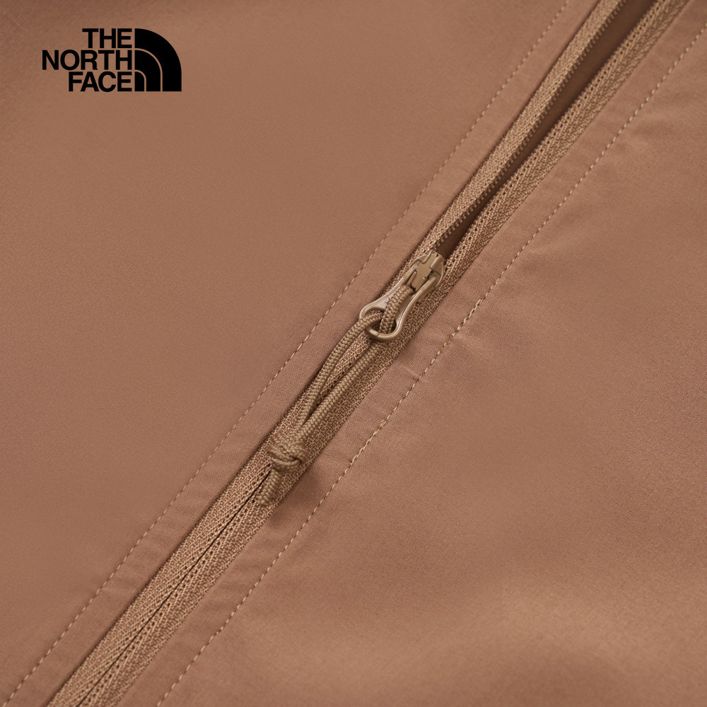 【10/24 00點週末限定】The North Face北面女款棕色DWR防潑水連帽防風外套｜8BW96IH