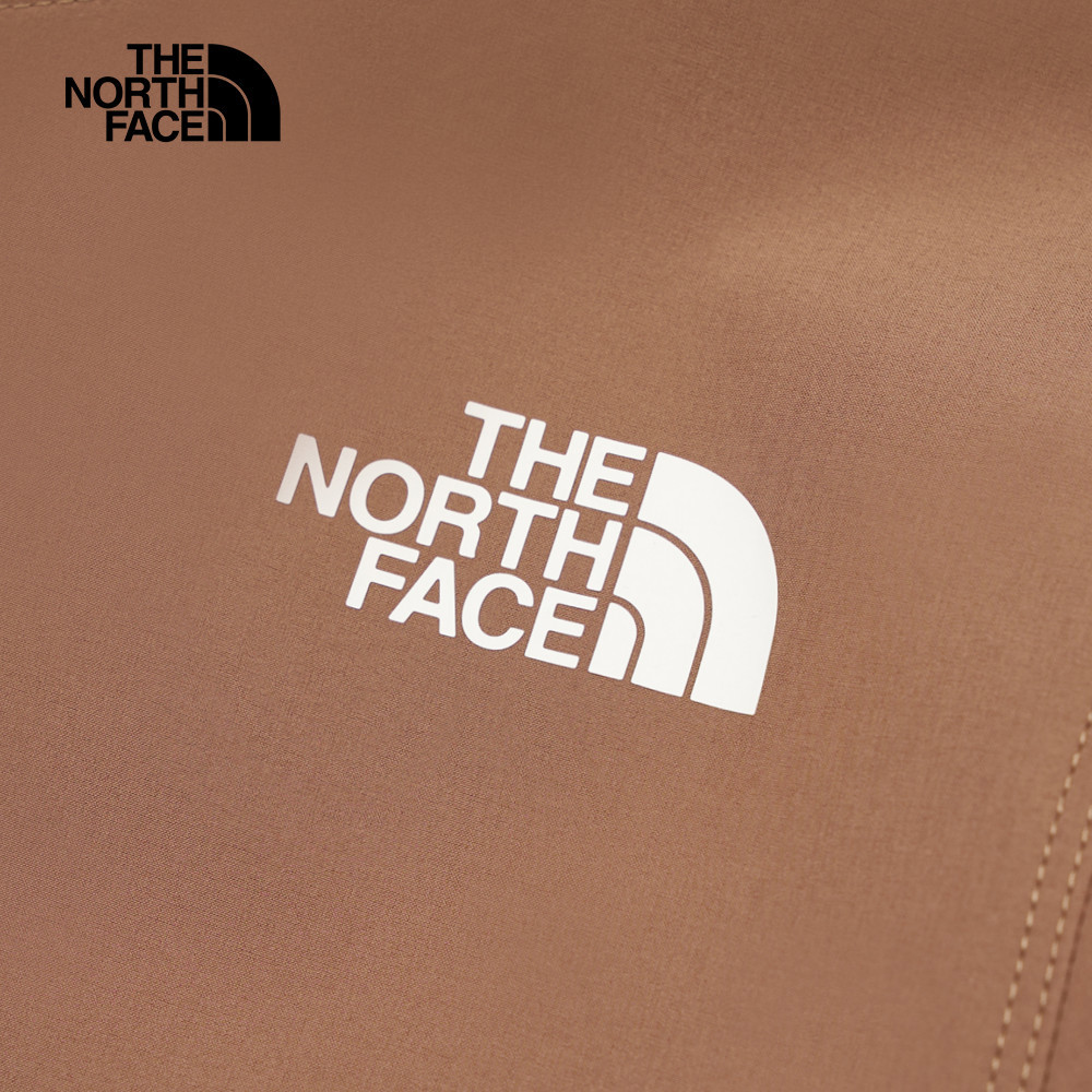 【10/24 00點週末限定】The North Face北面女款棕色DWR防潑水連帽防風外套｜8BW96IH