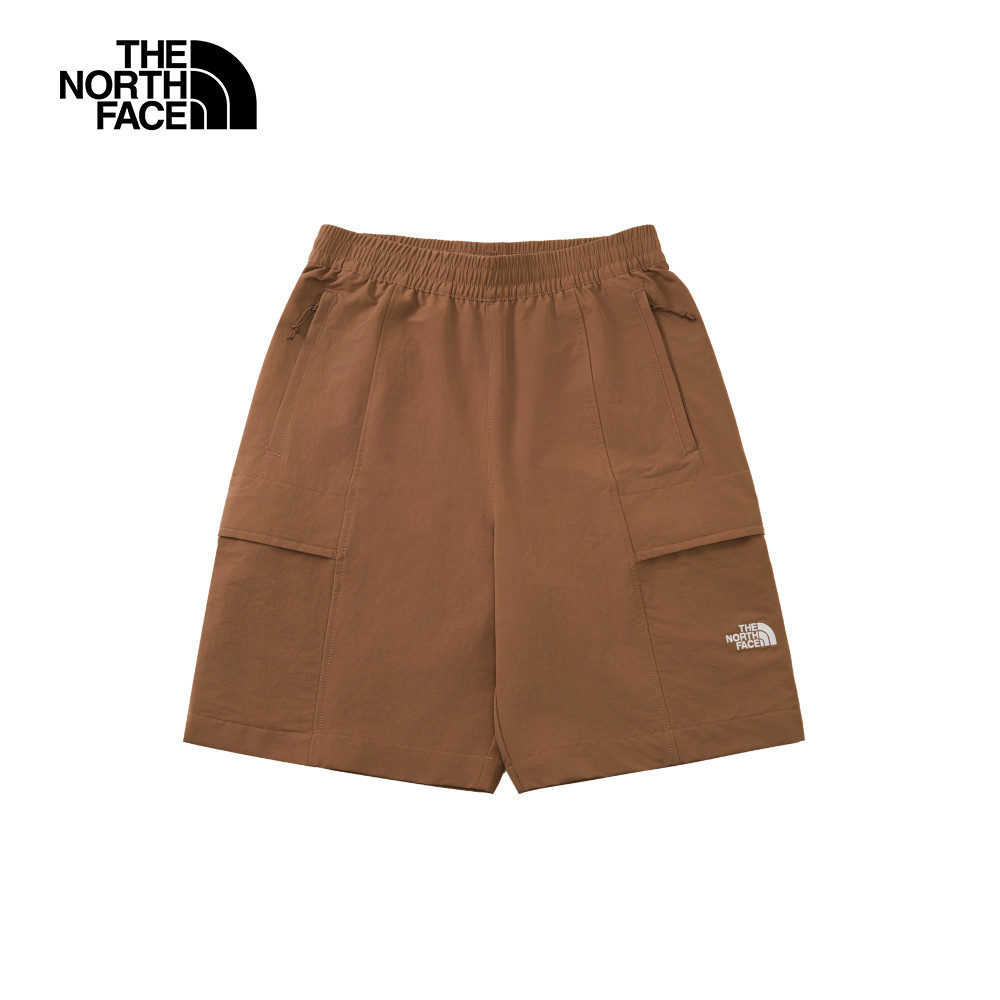 The North Face北面男款棕色DWR防潑水短褲｜87UZ6IH