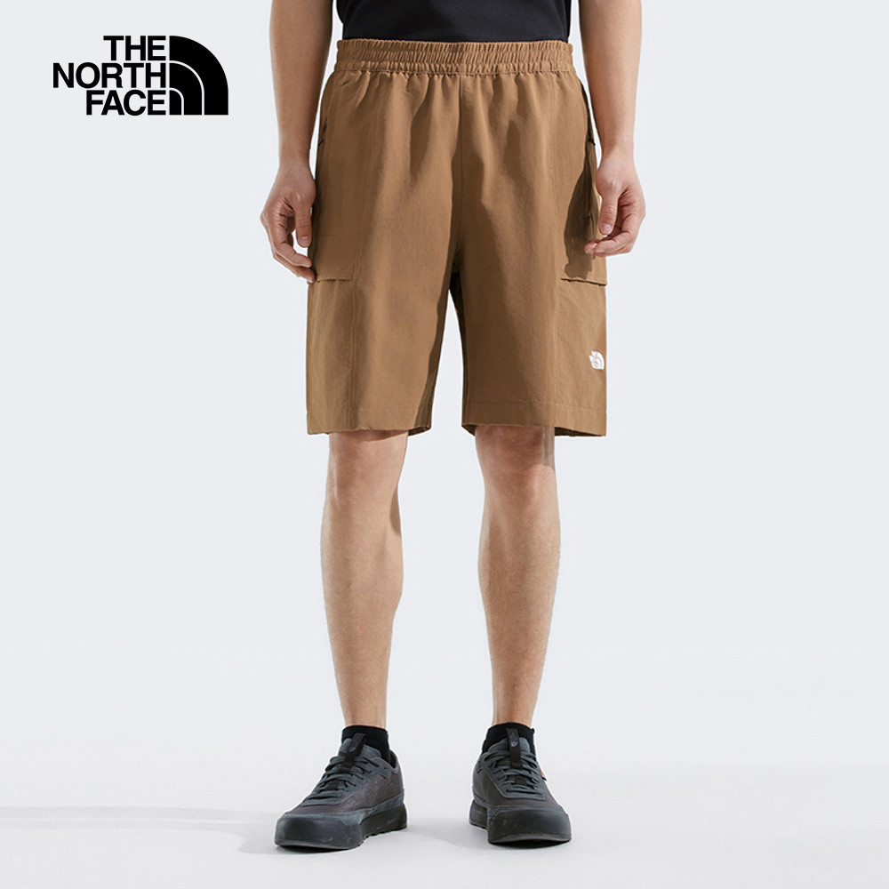 The North Face北面男款棕色DWR防潑水短褲｜87UZ6IH