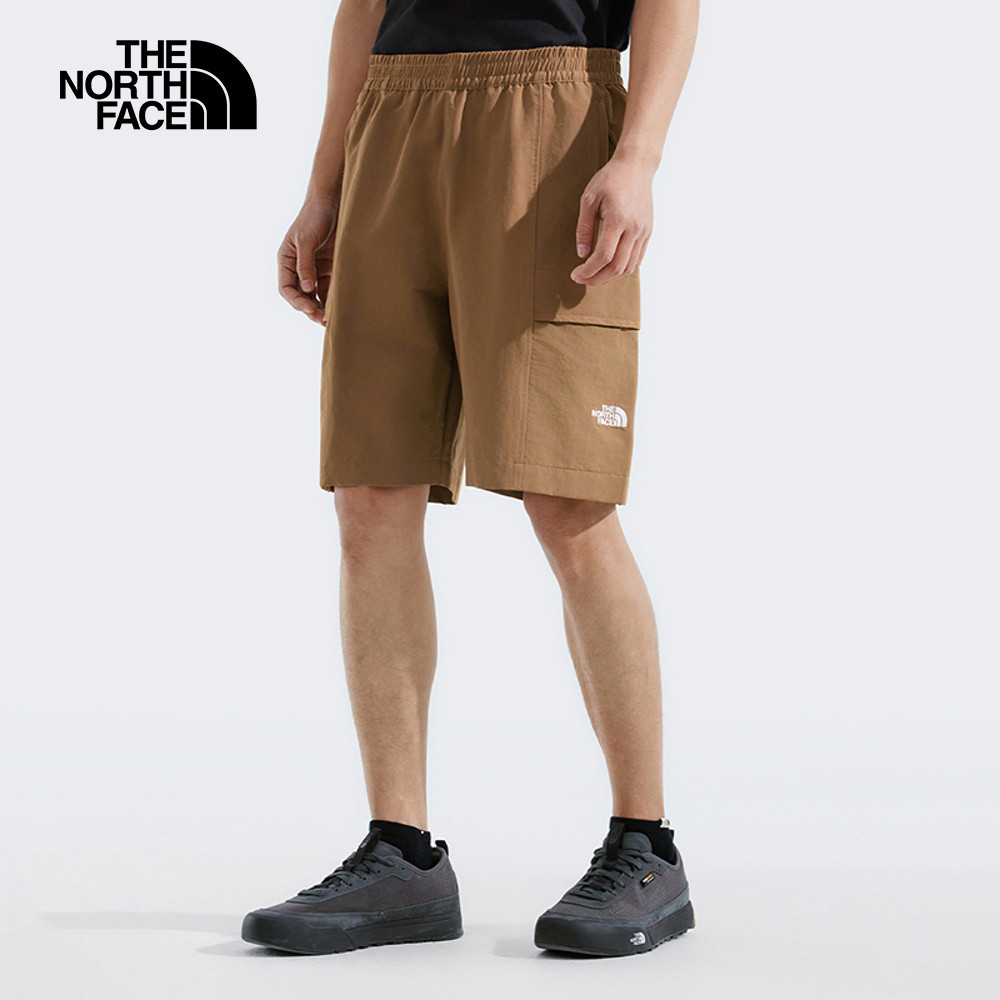 The North Face北面男款棕色DWR防潑水短褲｜87UZ6IH