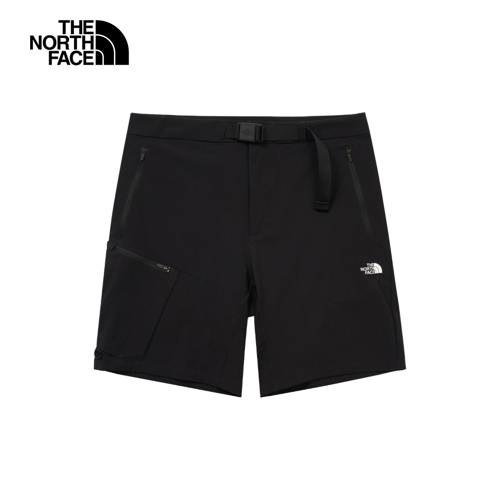 【10/26 00點限時搶購】The North Face北面男款黑色吸濕排汗涼感短褲｜87W4