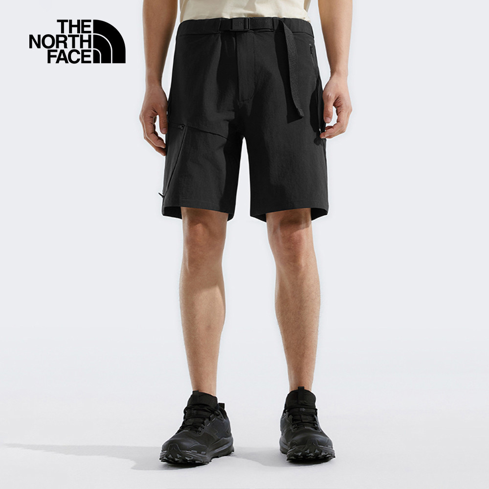 【10/26 00點限時搶購】The North Face北面男款黑色吸濕排汗涼感短褲｜87W44H0
