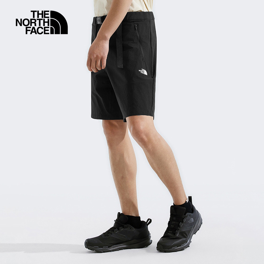 【10/26 00點限時搶購】The North Face北面男款黑色吸濕排汗涼感短褲｜87W44H0