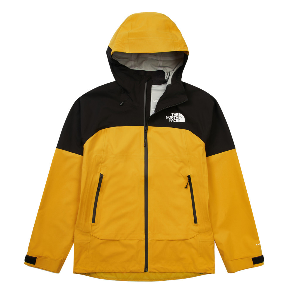 The North Face北面男款黃色FUTURELIGHT防水透氣衝鋒衣｜8AMZ5M0