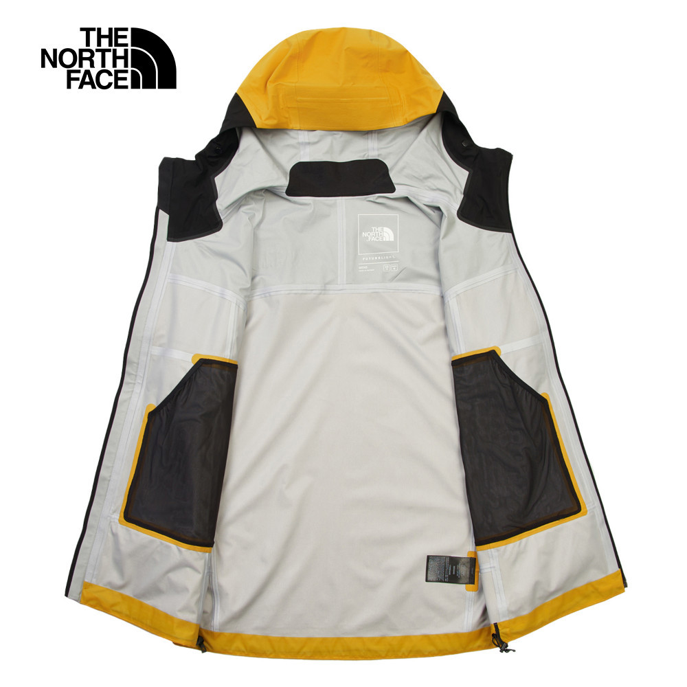 The North Face北面男款黃色FUTURELIGHT防水透氣衝鋒衣｜8AMZ5M0