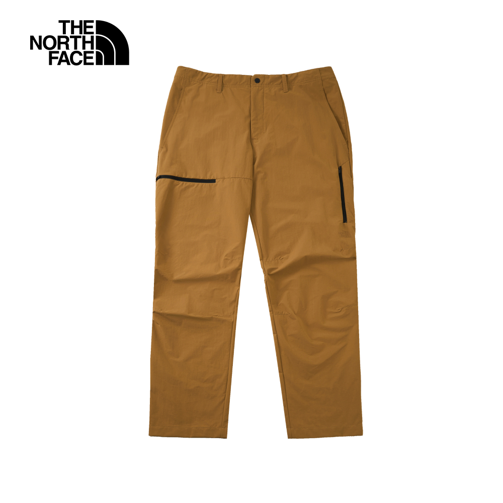 The North Face北面男款棕色DWR防潑水戶外徒步長褲｜8AZ4173｜DWR防潑水 耐