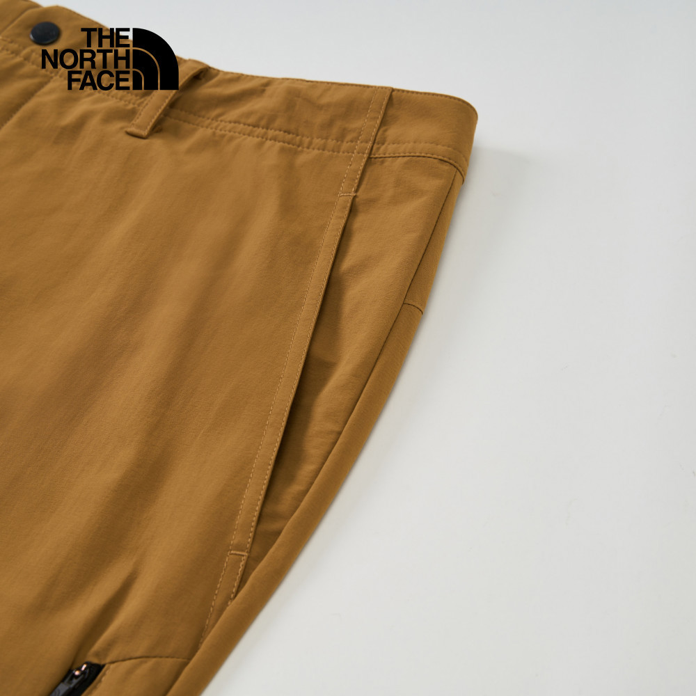 The North Face北面男款棕色DWR防潑水戶外徒步長褲｜8AZ4173