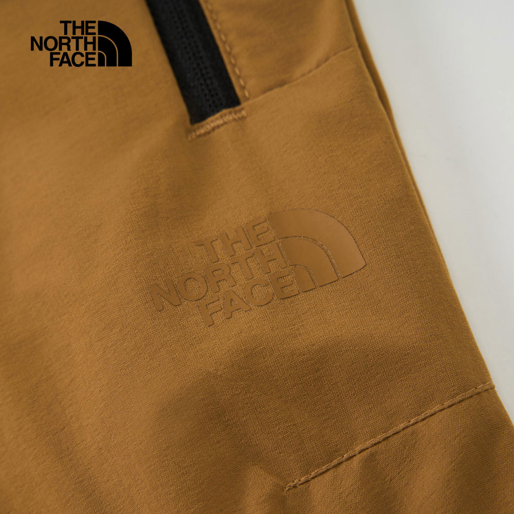 The North Face北面男款棕色DWR防潑水戶外徒步長褲｜8AZ4173