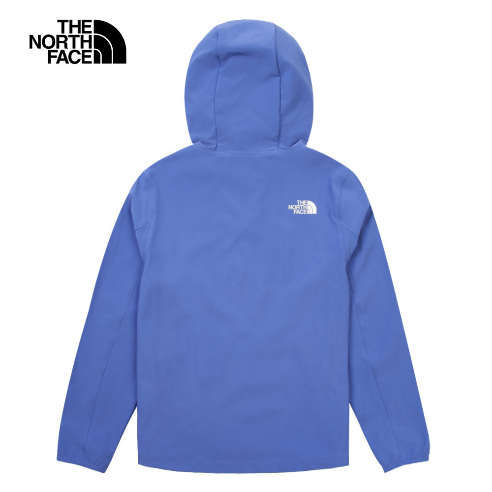 The North Face北面女款藍色DWR防潑水防風外套｜8BW96IF
