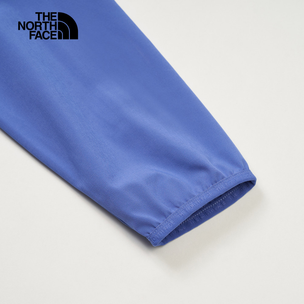 The North Face北面女款藍色DWR防潑水防風外套｜8BW96IF
