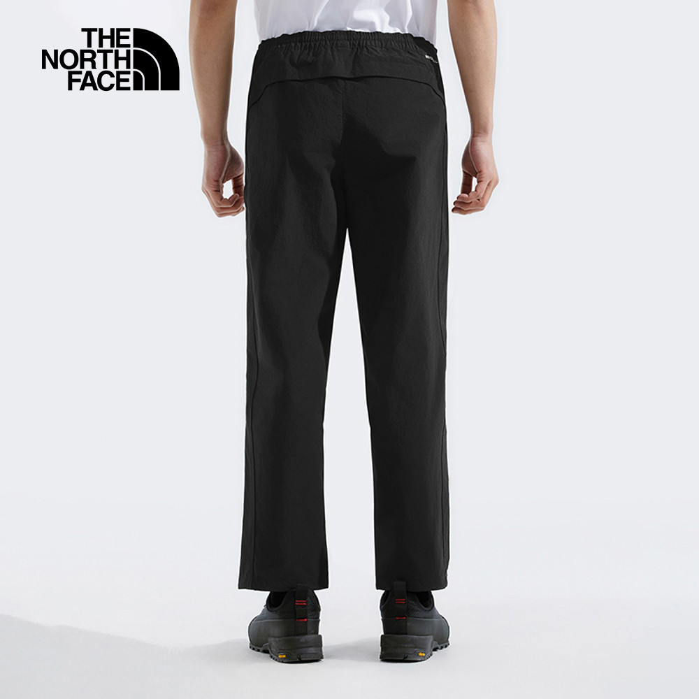 The North Face北面男款黑色WindWall防風休閒長褲｜8BWMJK3