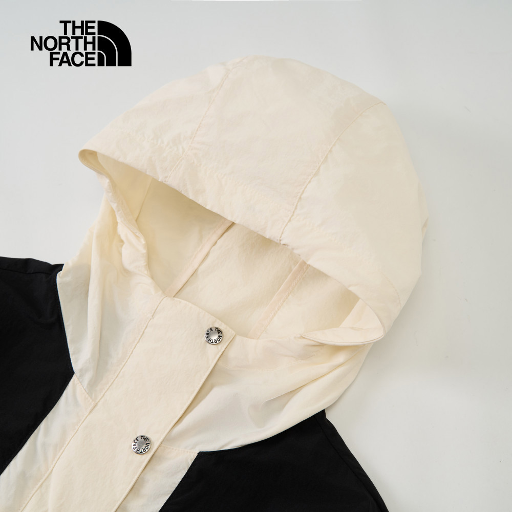 【10/25 00點週末限定】The North Face北面女款米白色WindWall防風外套｜8CJSROU