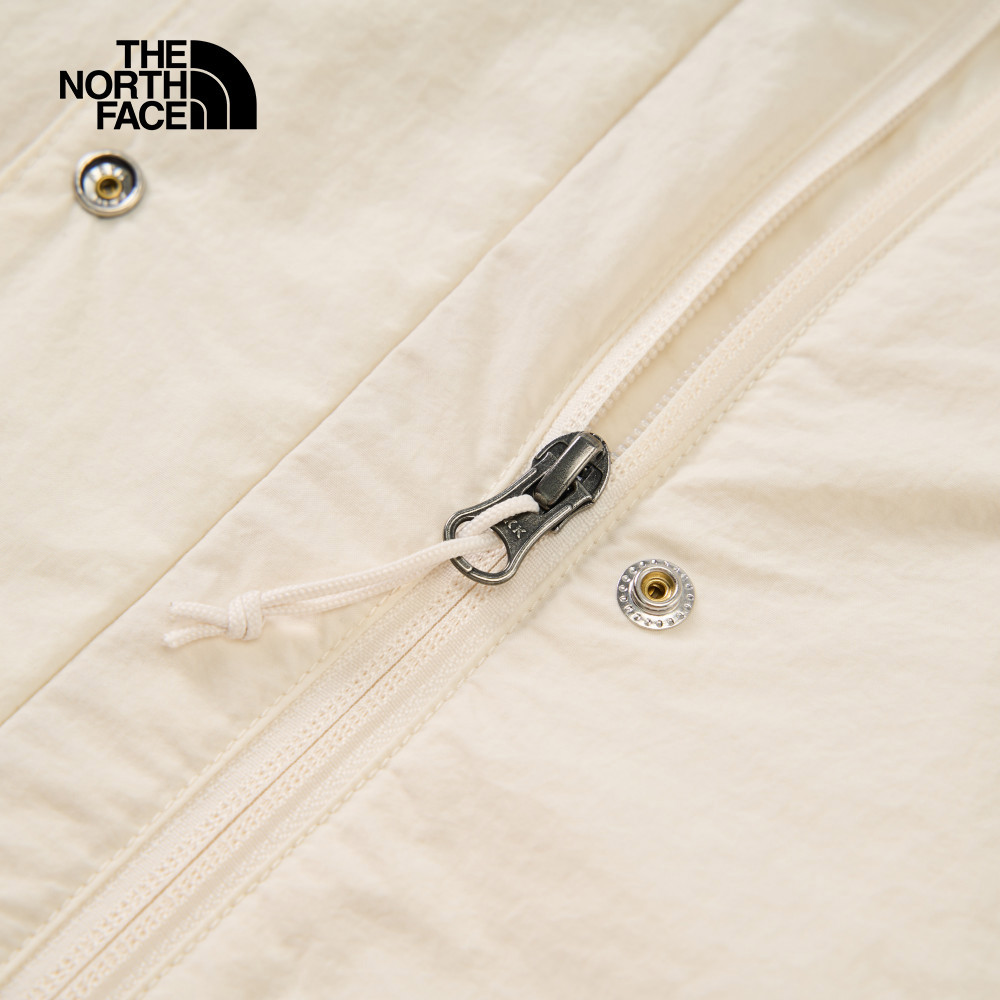 【10/25 00點週末限定】The North Face北面女款米白色WindWall防風外套｜8CJSROU