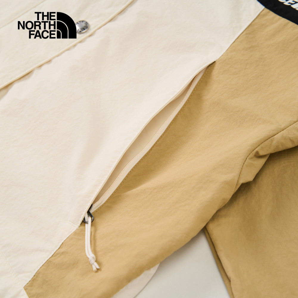 【10/25 00點週末限定】The North Face北面女款米白色WindWall防風外套｜8CJSROU