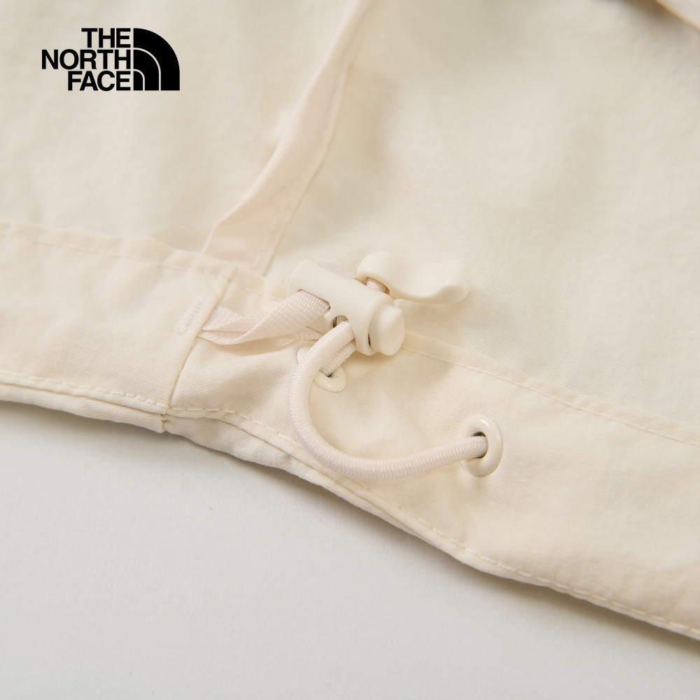 【10/25 00點週末限定】The North Face北面女款米白色WindWall防風外套｜8CJSROU